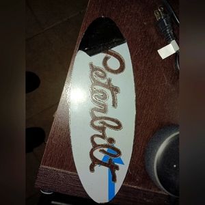 Peterbilt metal emblem